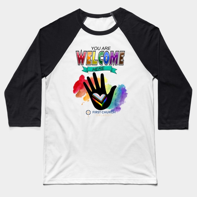 welcome Baseball T-Shirt by Michael McElroy